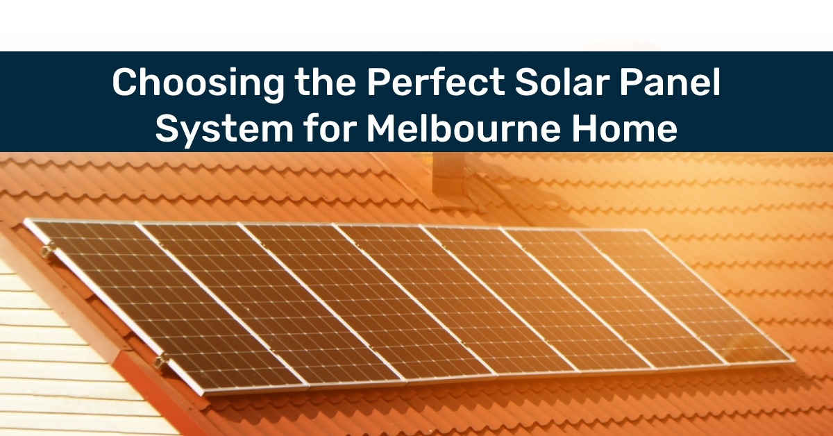 Solar Panel System for Melbourne Home